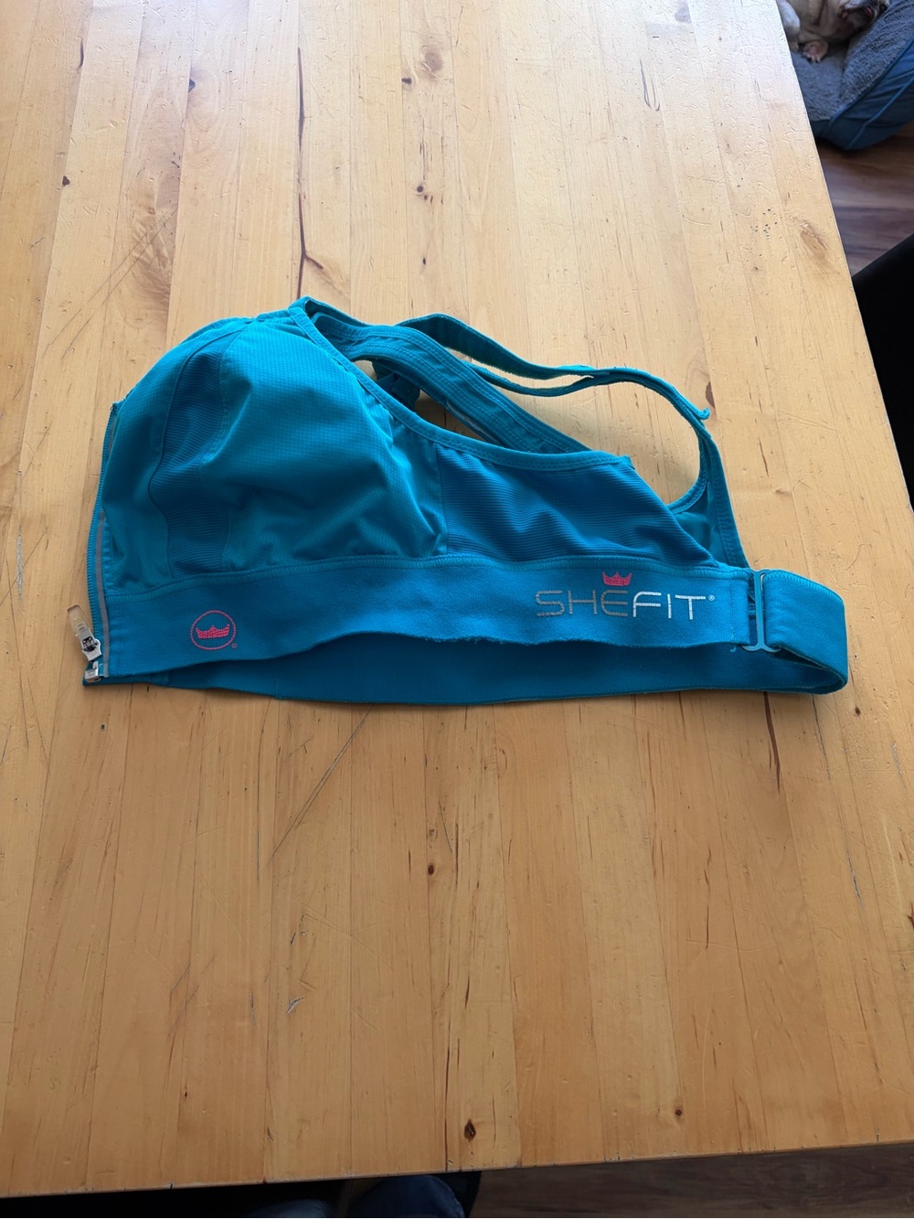 SHEFIT Turquoise Adjustable Support Bikini Top